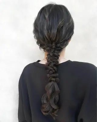 ロング hair make applause.所属・小賀 栞奈のヘアスタイル