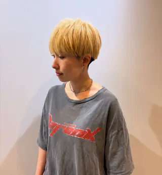 ショート ショート/レイヤー/ ボブ/安本和史のヘアスタイル