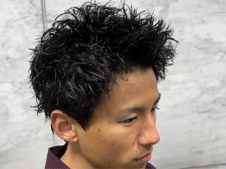 パーマ メンズ パーマ／京都駅 ／メンズ/藤井　翔のヘアスタイル