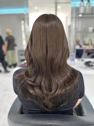 セミロング カラー ♡上品韓国髪♡ブラ ウン/SAYATOのヘアスタイル