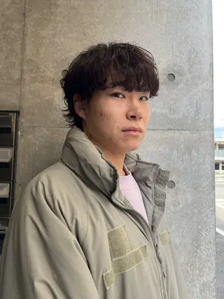 パーマ メンズ 大阪メンズパーマ /スパイキー/らいのヘアスタイル