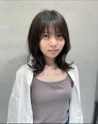 ミディアム カラー SALOWIN 神宮前５丁目店所属・メンズ/特殊ヘア パーマ🕷️小夏貴也のヘアスタイル