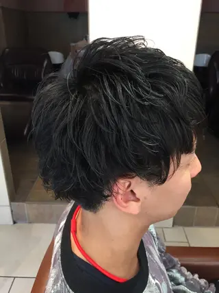 パーマ ヘアアレンジ メンズ メンズパーマの巨匠 鈴木純のヘアスタイル