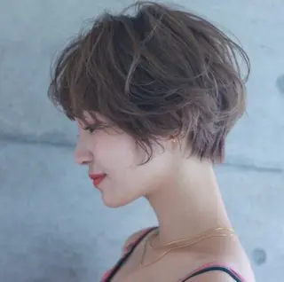 ショート 💎レイヤー×顔周り カット💎杉原のヘアスタイル