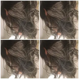 セミロング カラー ハイトーン/ブリーチ 山崎　悠次のヘアスタイル