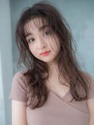 ロング カラー 廣澤 雅生のヘアスタイル