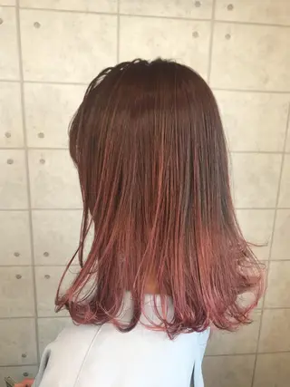 ミディアム カラー knock【ノック】所属・烏丸韓国ヘア🇰🇷 ayaka🎀のヘアスタイル