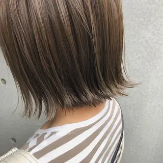 ミディアム カラー 🤎ベージュカラー 🐶メンズパーマのヘアスタイル