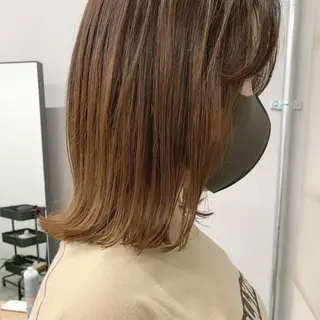 ショート 透明感/オリーブ/ グレージュ/YUKAのヘアスタイル