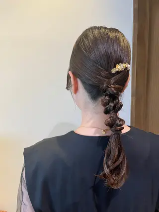 ミディアム ❁ヘアメ❁ YUMI ❁ゆみ❁横浜桜木町のヘアスタイル