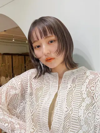 ミディアム fithue ボブ〻kotonoのヘアスタイル
