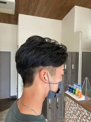 ショート メンズ 加藤 泰地のヘアスタイル