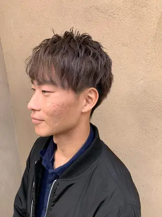 カラー メンズ 💎髪質改善/縮毛 💎メンズカット石尾のヘアスタイル