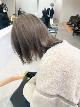 ショート カラー ヘアアレンジ ミニボブ/ブリーチ 🌈MISATOのヘアスタイル