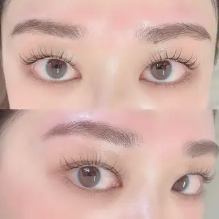 マツエク・マツパ Morganite 🦋 ÿui 🦋のマツエク・マツパデザイン