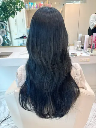 ロング カラー Qmee所属・Shun 透明感カラ ー/似合わせカットのヘアスタイル