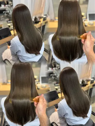 セミロング leo/ロング／ レイヤーカット⛈️のヘアスタイル