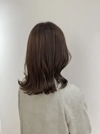 セミロング えんどう みほのヘアスタイル