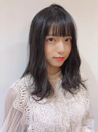 ミディアム カラー INTRO.by Fi-Ne所属・韓国ヘア 店長NEGIのヘアスタイル