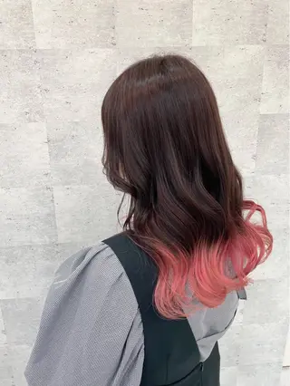 ロング カラー SAKI 新宿のヘアスタイル