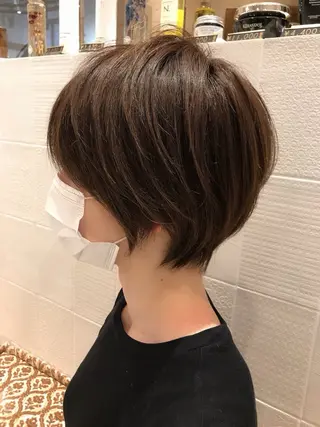 ショート 寺田鼓捺/艶カラー /透明感カラーのヘアスタイル