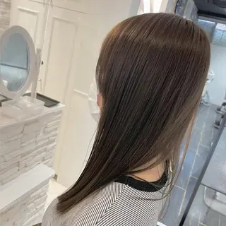 ミディアム カラー パーマ ヘアアレンジ メンズ キッズ ネイル マツエク・マツパ 🫧垢抜けヘア🫧 SHIORIのヘアスタイル