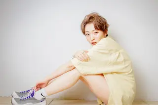 ショート カラー パーマ gite カワムラナオキのヘアスタイル