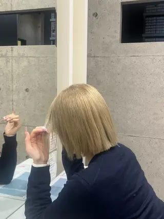 ミディアム カラー Glanz所属・Glanz yuukaのヘアスタイル