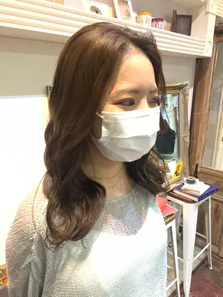 セミロング 大宮/山口 竣也のヘアスタイル