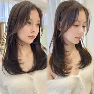 ロング カラー レイヤー❣️縮毛矯正 川村利幸のヘアスタイル