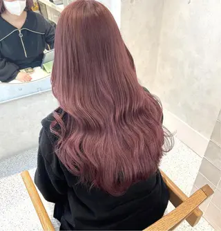 セミロング カラー 透明感カラー🪡🤍 nanao🤍🪡のヘアスタイル