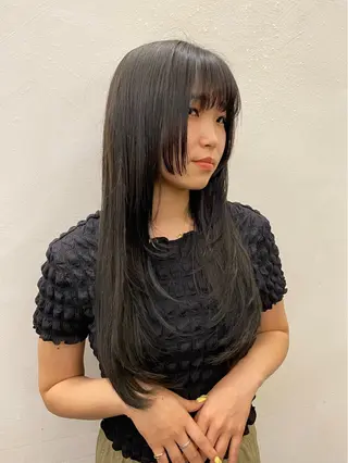 ロング カラー Paddle所属・似合わせレイヤー/ レイヤーパーマ/高倉のヘアスタイル