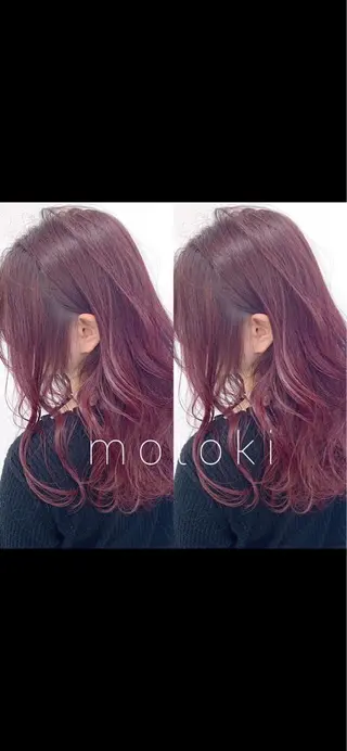 ミディアム カラー 柔らかbeige モトキのヘアスタイル