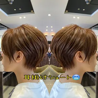 ショート カラー 駒田 拳児のヘアスタイル