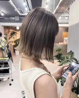 ショート カラー GIEN 西宮ガーデンズプラス所属・中尾 碧斗のヘアスタイル