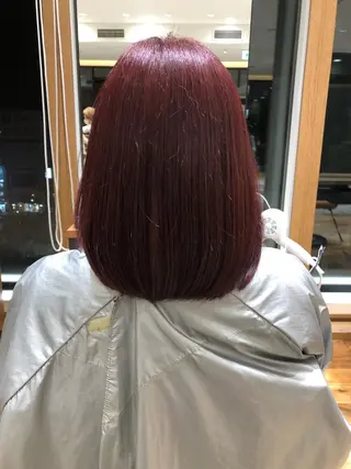 ミディアム カラー 新宿✨顔周りカット 韓国ヘア/坂本亜裟海のヘアスタイル