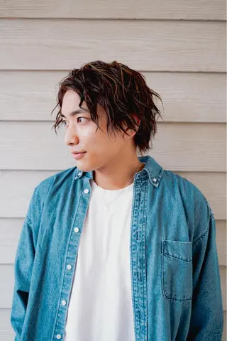 メンズ 柳下 涼のヘアスタイル