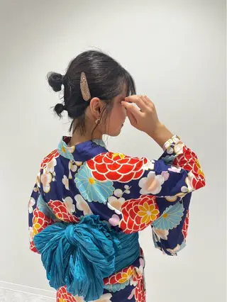 ヘアアレンジ 🩶ダブルカラー/ 透明感カラー✝️るみのヘアスタイル