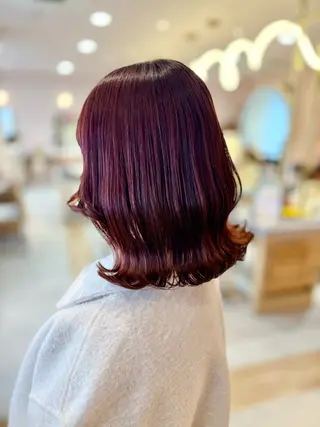 セミロング カラー merc.谷本 澪のヘアスタイル