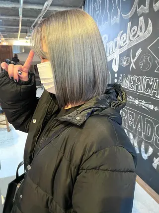 ショート カラー メンズヘア/レイヤー /ボブ山内春輝のヘアスタイル