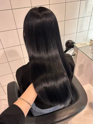 ロング カラー 表参道♡暗髪♡ 艶カラー♡アユミのヘアスタイル