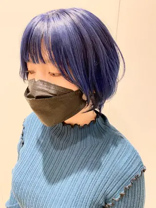 ショート カラー kawabe maikoのヘアスタイル