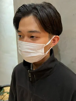 ショート パーマ メンズ fifth JINGUMAE所属・波巻きスパイラルパー マ/シャドウパーマ駿のヘアスタイル