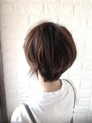 ショート カラー エイジングケア特化 美容師✂️山崎竜二のヘアスタイル