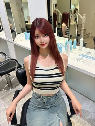 セミロング 💎髪質改善/縮毛矯 正特化💎鈴木一寿のヘアスタイル