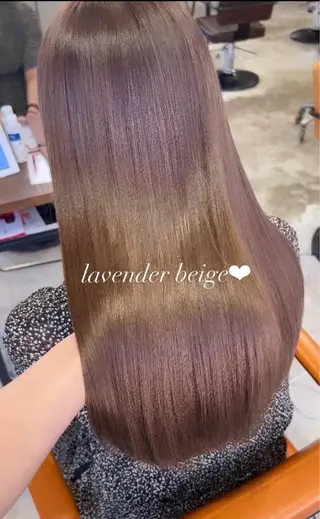 ロング 松下 奈央のヘアスタイル