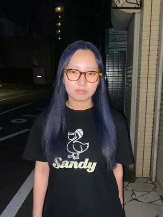 ロング カラー ソノダ リコのヘアスタイル