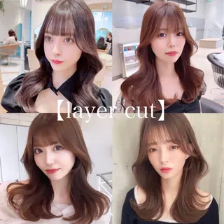 ロング 小嶋 真滋のヘアスタイル