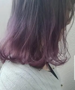 カラー 🙃 透明感カラー/ボブのヘアスタイル