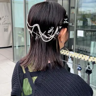 ヘアアレンジ ショート/ボブ 🌼YUNAのヘアスタイル